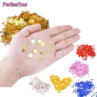 Wholesale Party Decoration g Wedding Decors Just Married Hearts Rose Gold Silver Red Table Confetti Bridal Shower Scatters Anniversary Supplies