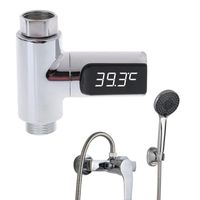 Wholesale Bath Accessory Set LED Digital Display Water Shower Temperature Monitor Energy Smart Meter