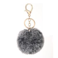 Wholesale imitation rabbit cm hair ball clothing shoes and hats accessories artificial hair ball keychain mobile phone pendant hair ball