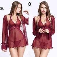 Wholesale NXY Sexy Lingerie Exotic Apparel Women s Sets Straps Transparent Robe Gown Women Full Spandex Hot
