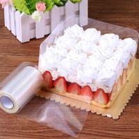 Wholesale Baking Pastry Tools Cake Collar Roll Roll DIY Wrapping Tape Packaging Decorating Mousse Surrounding Edge Transparent Clear For