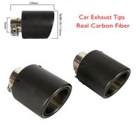 Wholesale Motorcycle Exhaust System Car Tips Muffler Carbon Fiber Universal Auto SUV Pipe Straight