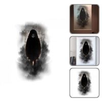 Wholesale Party Hats Exquisite Vivid Smooth Waterproof Horror Ghost Looming Scary Wall Stickers Halloween Window Sticker