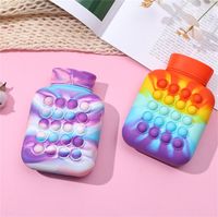 Discount hot toys adults Sensory Silicone Pop Hot Water Bag Decompession Toy Bubble Pops Fidget Bags for Kids and Adults Simple Dimple Finger Toys Anti Stress Fidget Dolls Free DHL