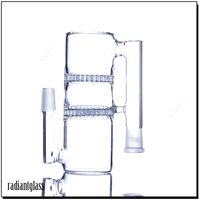 Wholesale 14 Glass ash catcher high quality Hookahs honeycomb and turbine ashcatcher for bong water pipes