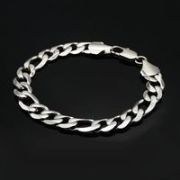 Wholesale Cuff B215E Chian Length CM Men Chain Bracelet Piece Stainless Steel Fsahionable Black Enamel Factory Price Bangle Gift
