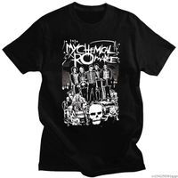 Wholesale My chemical roce MCR death new T shirt parade black emo punk rock summer T shirt Fashion Top