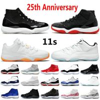 Wholesale 2021Top Jumpman Basketball Shoes s th Anniversary Concord Orange Trance Bright Citrus Metallic Silver Cool Grey White Bred GS Heiress Sports Sneakers