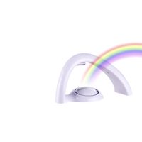 Wholesale Lucky Rainbow lights LED Projector Lamps Battery Supply Children Baby Room Decoration Night Light Amazing Luckys Colorful luminaria LEDs CRESTECH