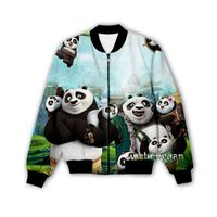 Wholesale Men s Jackets Xinchenyuan Men Women s Animal Panda D Printed Jacket Fashion Streetwear Men Loose Sporting Coat M85