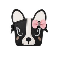 Wholesale 2019 New South Korean Version of Hot Style Puppy Color Children Zero Wallet Baby Oblique Cross Bag Little Girl Bow Small Bag
