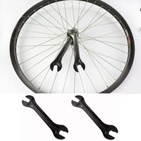 Wholesale Bike Pumps Cycling Head Open End Axle Hub Cone Wrench PC Bicycle Carbon Steel Repair Spanner Tool Kit For Mountain mm