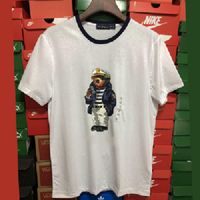 Wholesale United States Polo Bear men Martini T shirt short sleeves standard EU UK size shirt Hockey Captain Blue Dropshipping