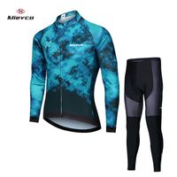 Wholesale Racing Sets Anti UV Cycling Jersey Set Man Outfits Moisture Wicking BMX Bike Jackets Pants Spring Road MTB Suit For Bicycle Clothing