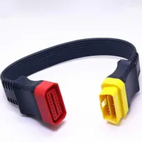 Wholesale Diagnostic Tools M M Pin OBDII Extension Cable Pin OBD2 Connector For Autel ELM327 OBD Tool Extended Adapter1