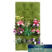 Wholesale 7 Pocket Vertical Grow Bags Hanging Wall Planting Bag Flower Growing Container Planter Pocket for Home Decoration