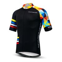 Wholesale Racing Jackets Cycling Jersey Sleeve Shirt Anti UV Short Professional Road Team Mountain Tops Pro Bicycle Clothing