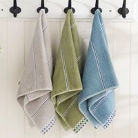 Wholesale Towel Men s Sports Check Thick Towels Simplicity Dark Embroidered Warm Soft Skin friendly Home Textiles Products