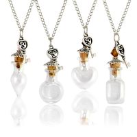 Wholesale Pendant Necklaces PC x20MM Wishing Necklace Essential Oil Keep Small Bottle DIY Empty Perfume