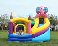 Wholesale Happy kids toys Playground Jumping Slide Bouncer Combo Inflatable Bouncy Castle Bounce House for Sale