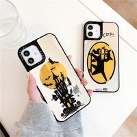 Wholesale Fortress Witch Mirror Case for iPhone Mini Pro Max XR XS s Plus Full Protective Soft Bumper Cat Phone Cover Shockproof