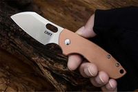 Wholesale Columbia River CRKT Copper Folding Knife quot Satin Plain Blade Stainless Steel Handles Pocket Knives Rescue Utility EDC Tools