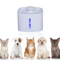 Wholesale Cat Bowls Feeders Pet Dog Water Fountain Electric Automatic Feeder Dispenser Container LED Level Display For Dogs Cats Drink