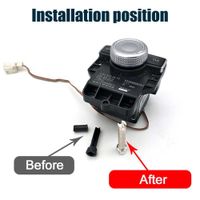 Wholesale 1PC Radio Command Console Controller Rotary Switch Button Scroll Knob Shaft Repair Fix For Mercedes For Benz W204 X204 W212 W218 Car