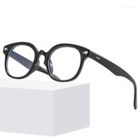 Wholesale Sunglasses Trend Women Eyeglasses Anti Blue Light Men Optical Computer Eye Glasses Vintage Round Plastic Frame Wear