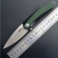 Wholesale High hardness EF954 folding knife D2 steel G10 handle outdoor camping safety defense survival hunting campings tactics portable knives EDC pocket tools HW561