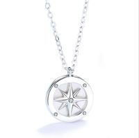 Wholesale Sun Necklace Autumn Brand New Every Look Shine Fine Jewelry Europe Sterling Silver Sunshine Vintage Gift For Women Men
