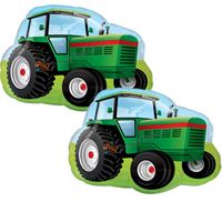 Wholesale Party Decoration Tractor Construction Loader Foil Helium Balloon Farm Theme Baby Shower Birthday Decorations