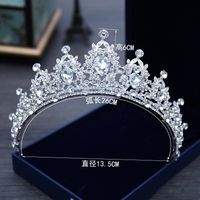 Wholesale 2022 Sparkling Bling Crystal Headpieces Rhinestone Adorned Bridal Crown New Design Bride s Top Sale Head Tiaras Accessories