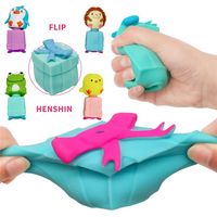 Wholesale Antistress Grip Cute Pets Gift Box Innovative Flip Fidget Toys Decompression Squeeze mochi Reliever Stress Sensory Toy