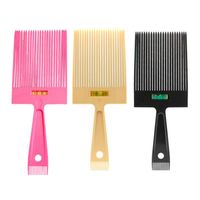 Wholesale Hair Brushes Men Flat Top Guide Comb Haircut Clipper Barber Shop Hairstyle Tool Cutting Salon Hairdresser Supplies Accessory