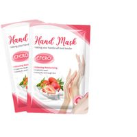 Wholesale 8Pairs Hand Mask Hand Gloves Moisturize Hyaluronic Acid Whitening Strawberry Nourishing Anti Dry Rough Hand Skin Care Mask