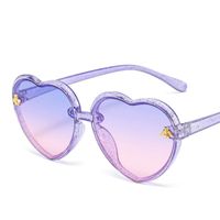 Wholesale Fashion Brand Heart Kids Sunglasses Children Retro Cute Pink Cartoon Sun Glasses Frame Girls Boys Baby UV400 Eyewear