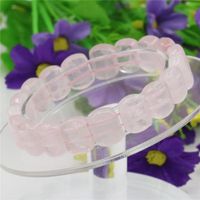 Wholesale Pink Crystal Jades Bracelet Jaspers Chalcedony Natural Stone Women Girl Gifts DIY Hand Made Ornaments Jewelry Making Design Beaded Strands