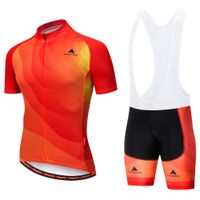 Wholesale 2021 Miloto flame Summer Cycling Jersey Set Breathable Team Racing Sport Bicycle kits Mens Short Bike Clothings M2