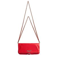 Wholesale Trend Red Wings Decorated Handbag Women Shoulder Bag Leather Crossbody Chain Ladies Hand s Messenger Womens Femme