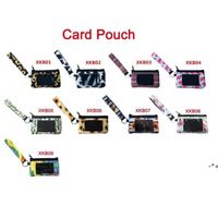 Wholesale Neoprene ID Card Bag Sunflower Credit Card Holder PVC Zipper Wristlet Pouch Neoprene Mini Wristlet Wallet Neoprene for Women Girls NHD10244