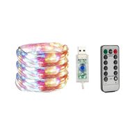 Wholesale 20m LED Remote Control USB Copper Wire String Light Low Voltage Waterproof Christmas Day LED Strips