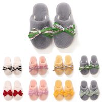 Wholesale Newest Winter Fur Slippers for Women Pink Brown Black Grey Red Snow Slides Indoor House Outdoor Girls Ladies Furry Slipper Flats Soft Shoes size