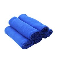 Wholesale 30 thin microfiber blue car wash towel home office tool cleaning supplies