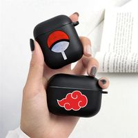 Wholesale Japan Anime Akatsuki Forehead Tailed Beast Manga Case For AirPods Pro Silicone Air Pods Bluetooth Earphone Box Cover