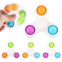 Wholesale Baby Sensory Simple Dimple Toys Gifts Adult Child Funny Anti stress Finger spinner Stress Reliver Push Bubble Fidget Toy