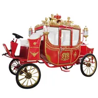 Wholesale European Luxury Royal Carriage Four Wheel Electric Vehicle Russian Wedding Tourist Comfortable And Variable Speed