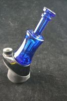 Wholesale 21 year blue carta or peak two kinds bottle smoking pipe oil rig hookah beautifully designed factory price welcome to order