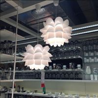Wholesale Lamp Covers Shades cm Lotus Chandelier Lampshade DIY Flower Lighting Cover El Bar Romantic Pendent Ceiling Room Decoration