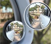 Wholesale 2pcs Universal Car Blind Spot Mirror Rotating Safety Wide Angle Auto Rearview Mirrors Parking Round Convex Accessories